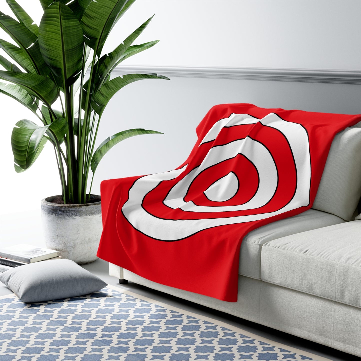Tunisia Retro Target Blanket Throw