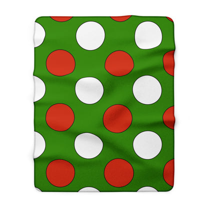 Hungary Retro Polka Dots Blanket Throw