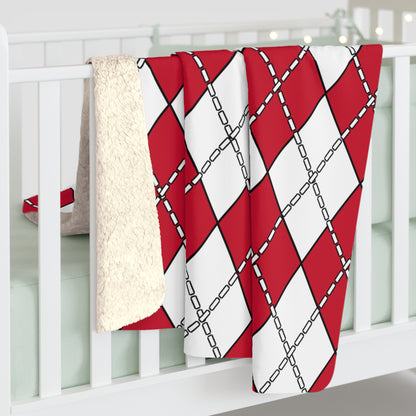 Austria Retro Argyle Blanket Throw