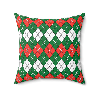 Madagascar Retro Argyle Cushion Pillow