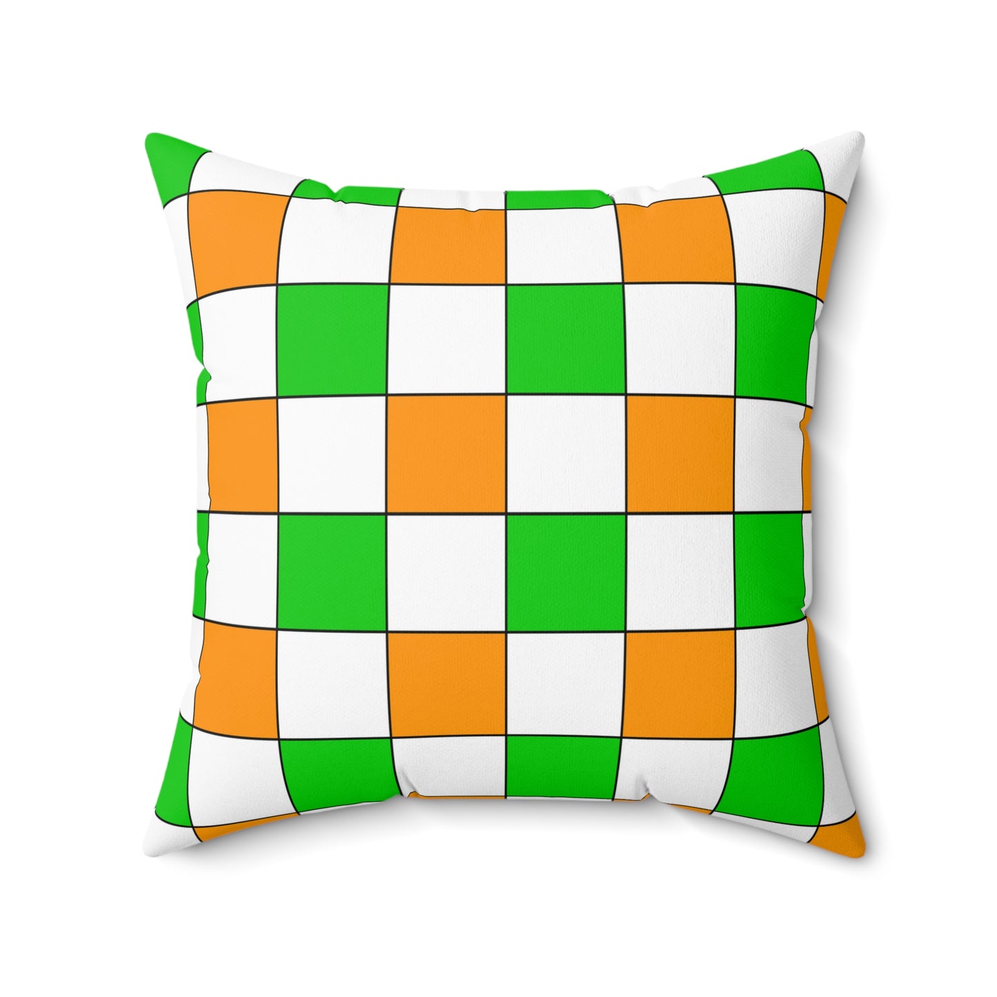 Cote Divoire Retro Check Cushion Pillow