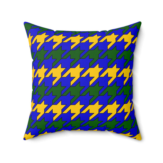 Solomon Islands Retro Houndstooth Cushion Pillow