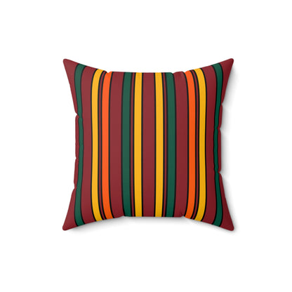 Sri Lanka Retro Stripes Cushion Pillow