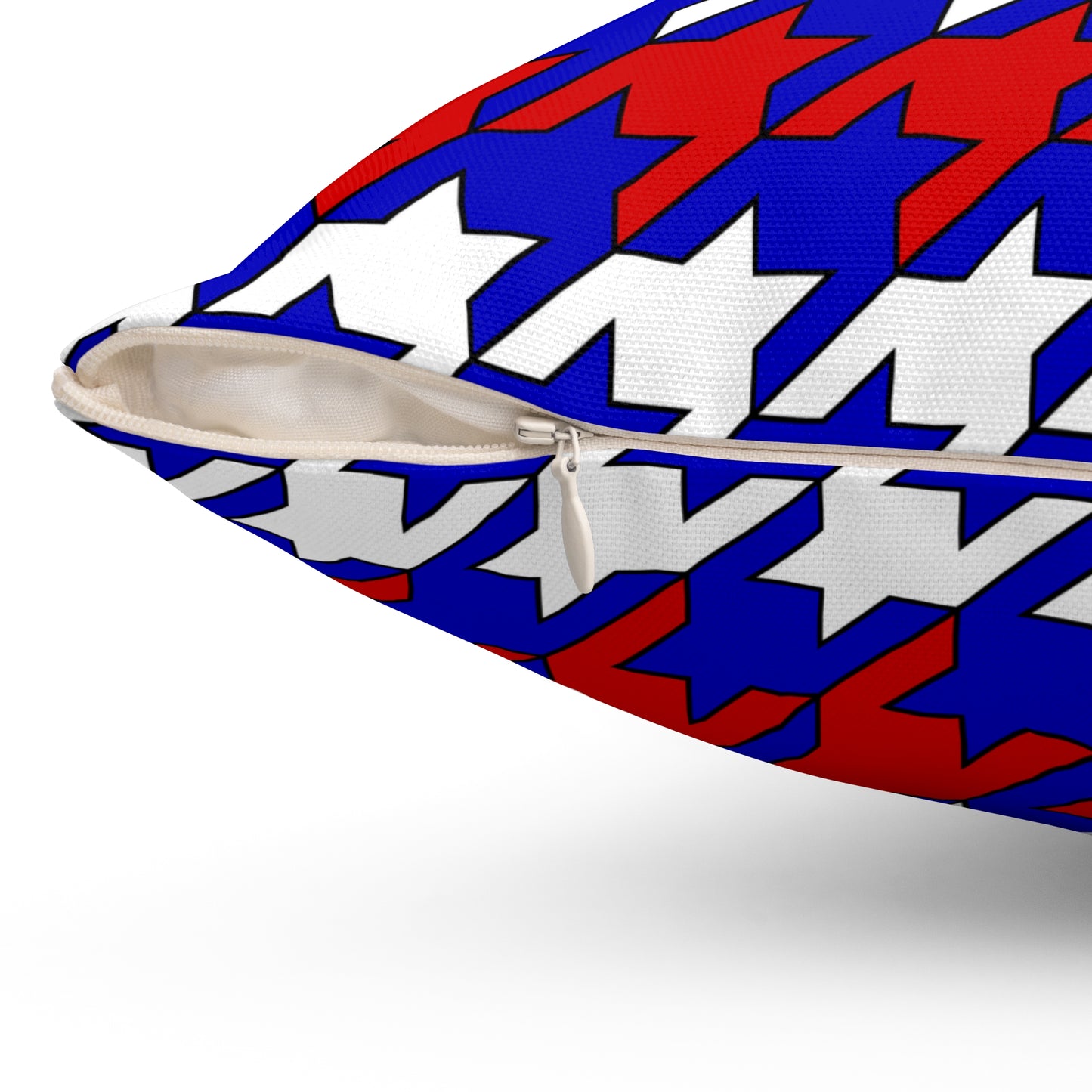 Slovenia Retro Houndstooth Cushion Pillow