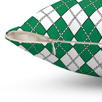 Nigeria Retro Argyle Cushion Pillow