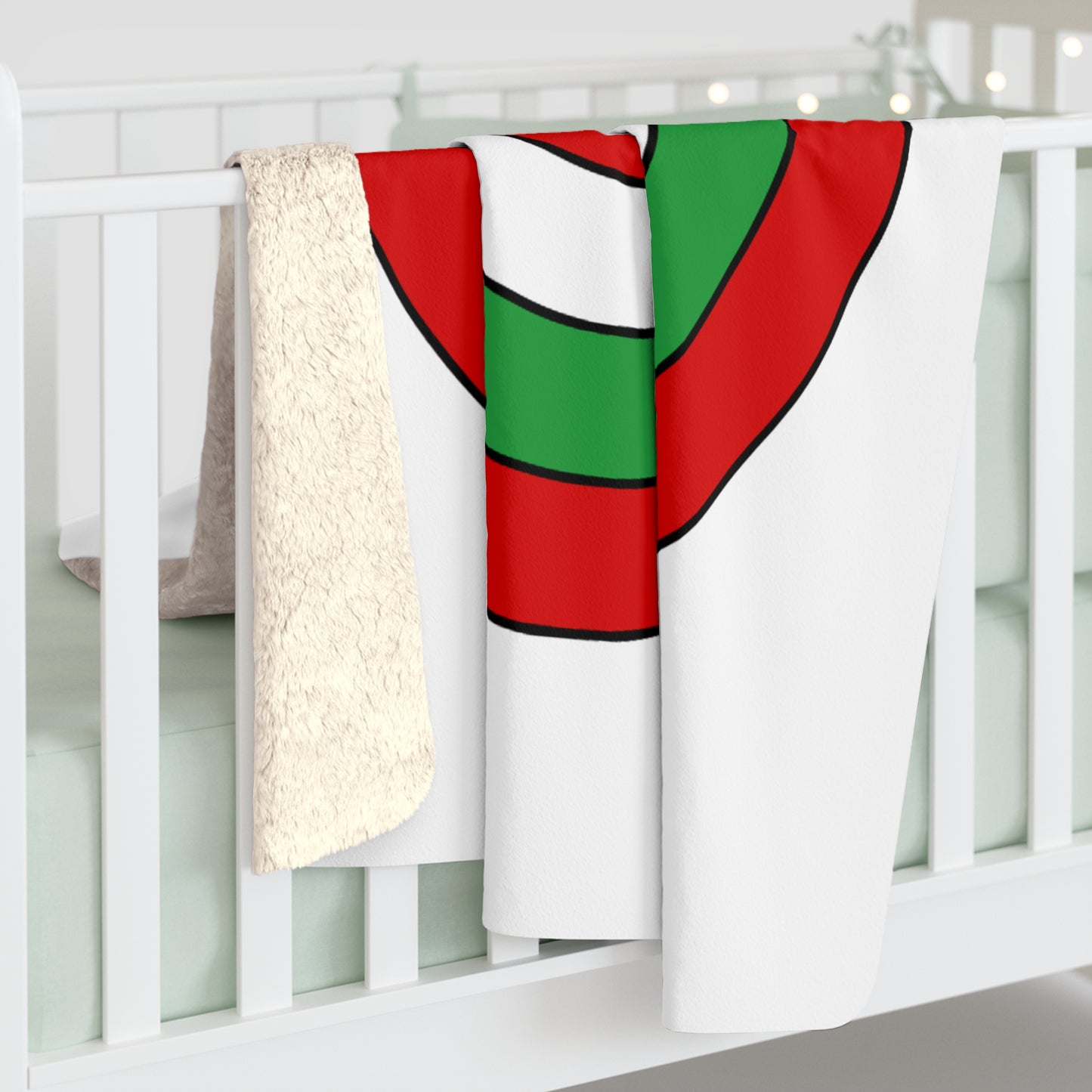 Iran Retro Target Blanket Throw