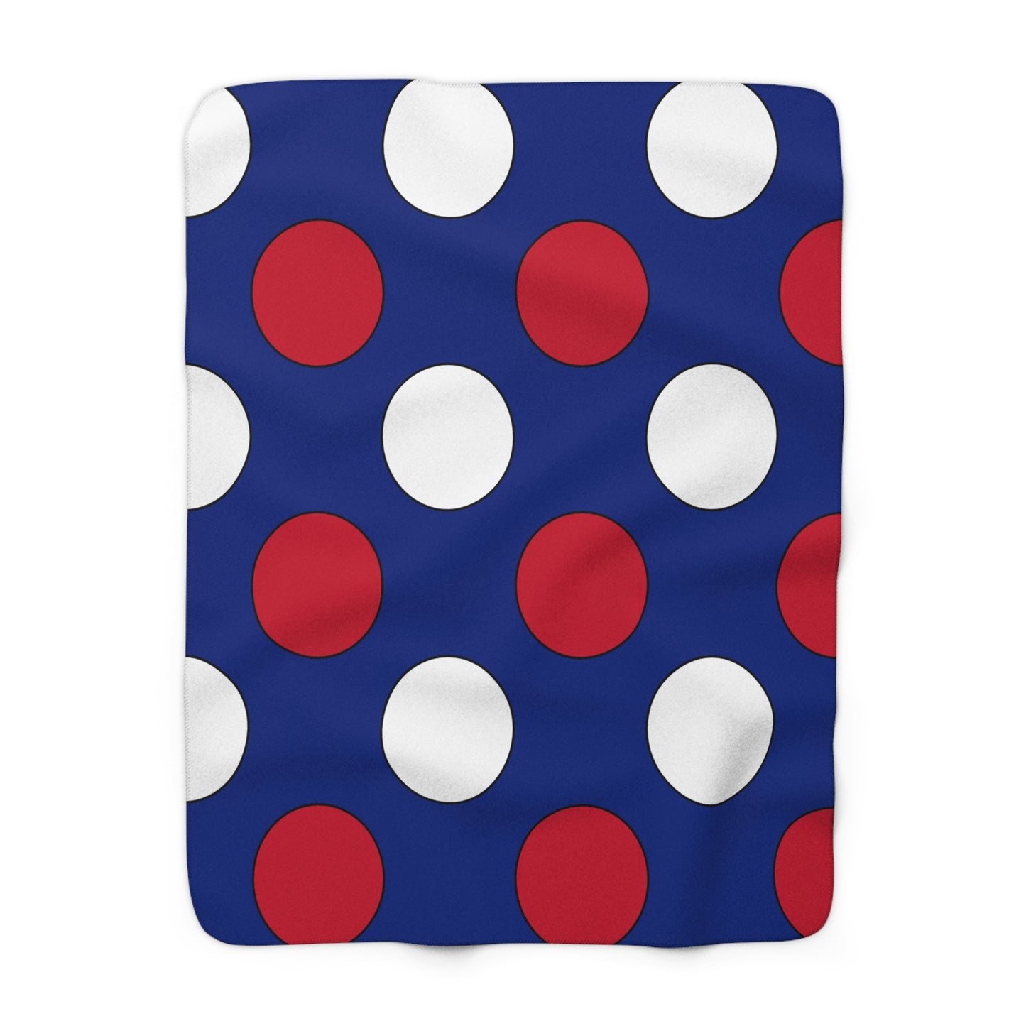 New Zealand Retro Polka Dots Blanket Throw