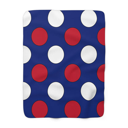 New Zealand Retro Polka Dots Blanket Throw