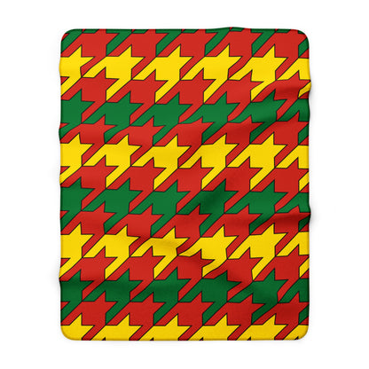 Bolivia Retro Houndstooth Blanket Throw
