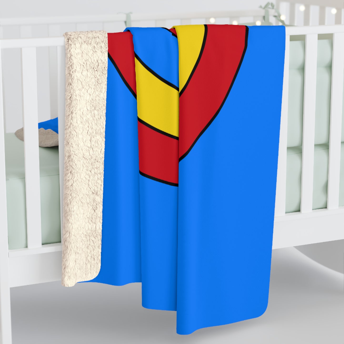 Democratic Republic of the Congo Retro Target Blanket Throw