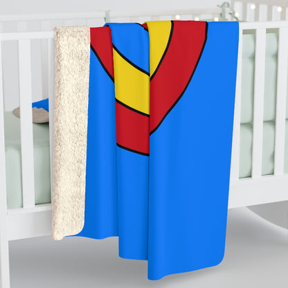 Democratic Republic of the Congo Retro Target Blanket Throw