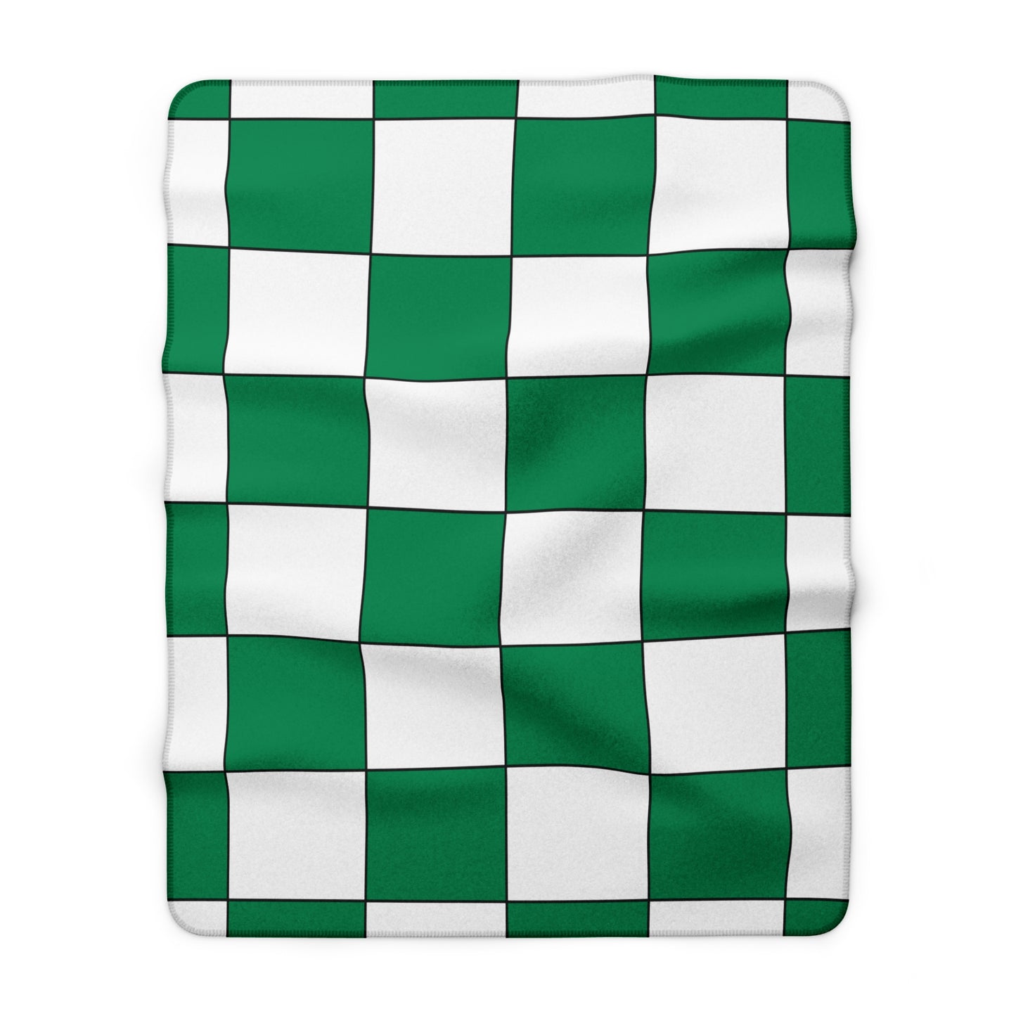 Nigeria Retro Check Blanket Throw