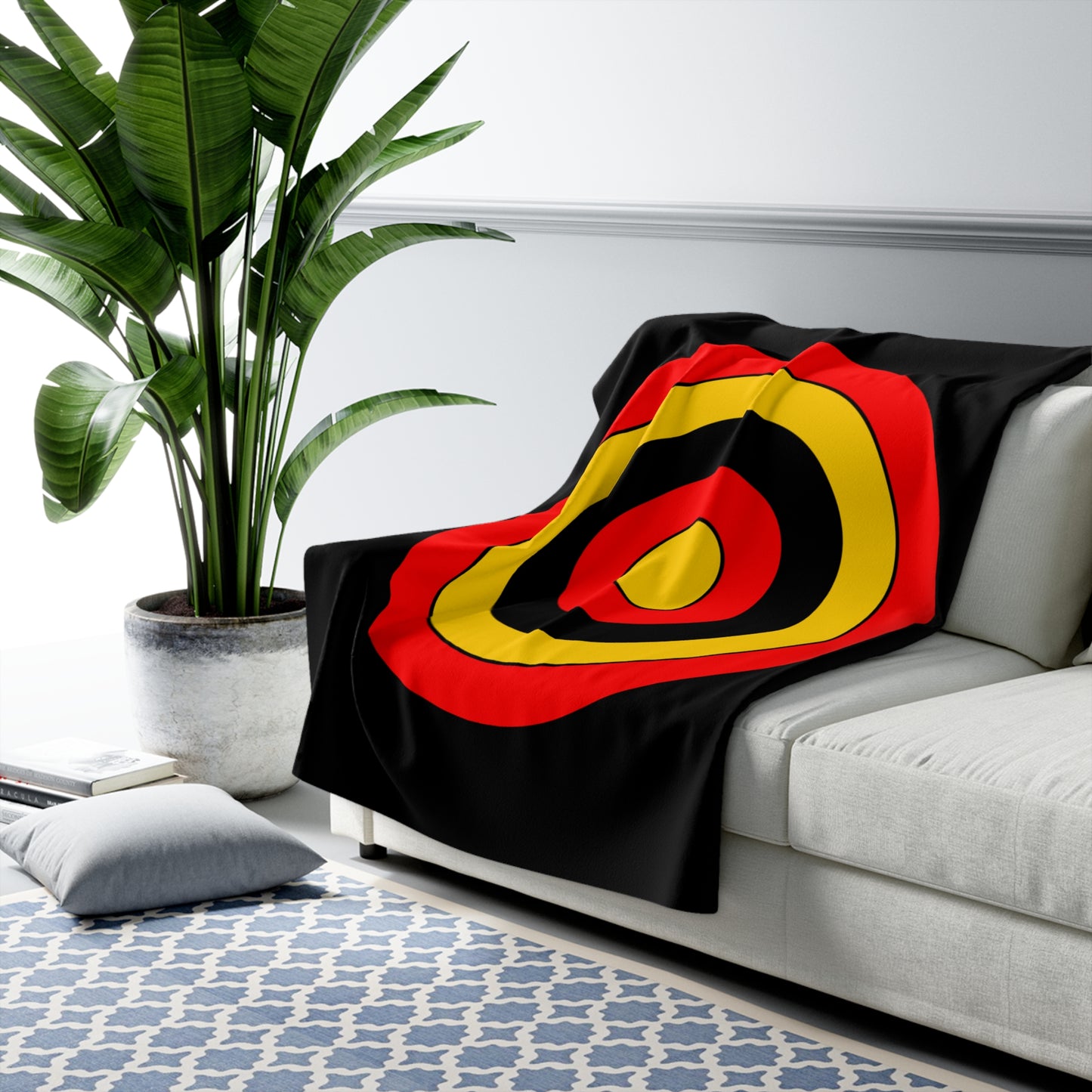 Germany Retro Target Blanket Throw