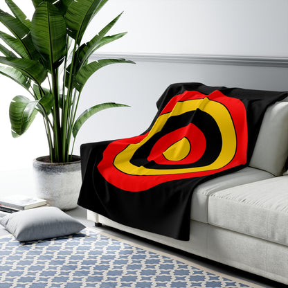 Germany Retro Target Blanket Throw