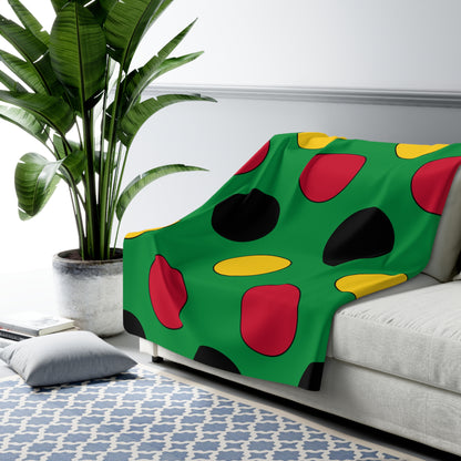 Vanuatu Retro Polka Dots Blanket Throw