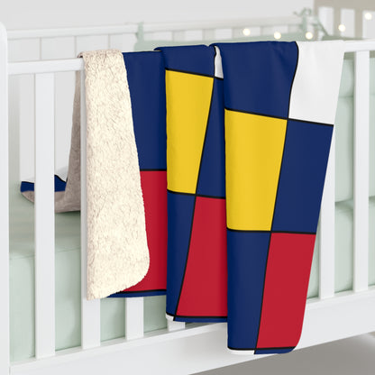 Turks And Caicos Islands Retro Check Blanket Throw