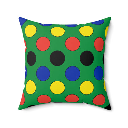 New Caledonia Retro Polka Dots Cushion Pillow