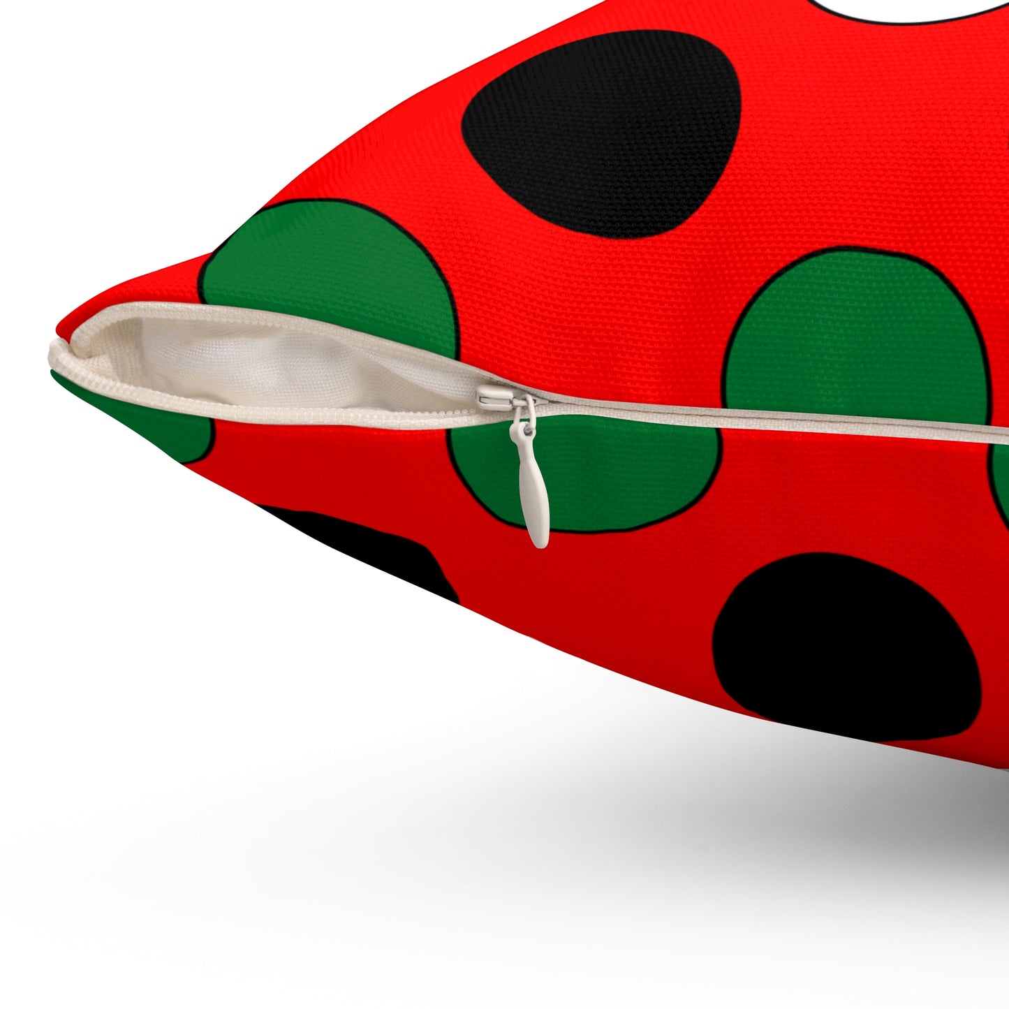 United Arab Emirates Retro Polka Dots Cushion Pillow