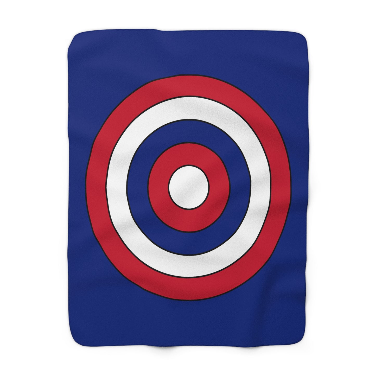 New Zealand Retro Target Blanket Throw