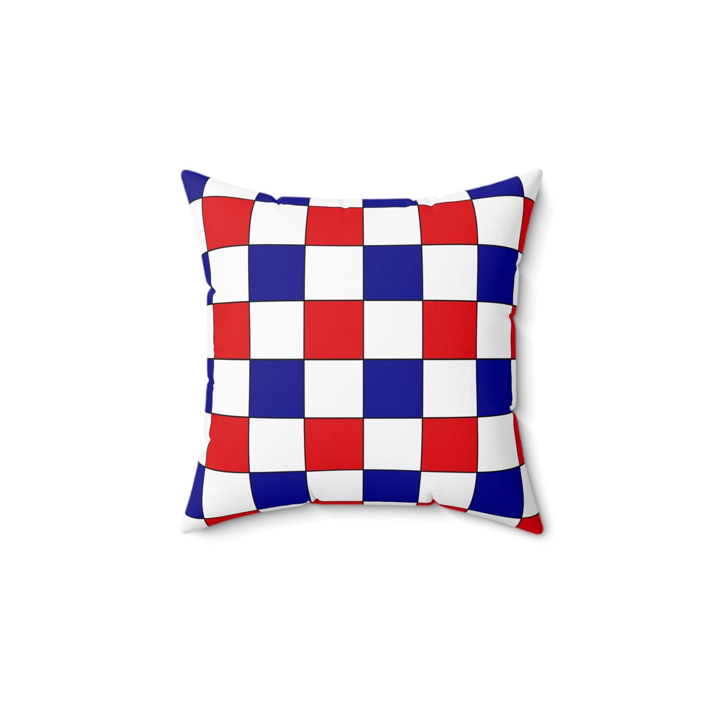 Saint Barthelemy Retro Check Cushion Pillow