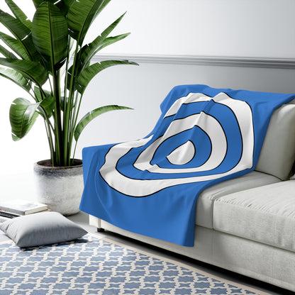 Antarctica Retro Target Blanket Throw