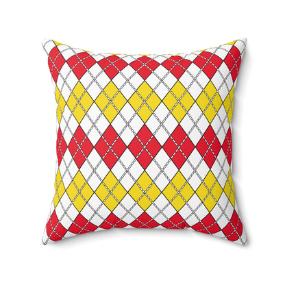 Guernsey Retro Argyle Cushion Pillow