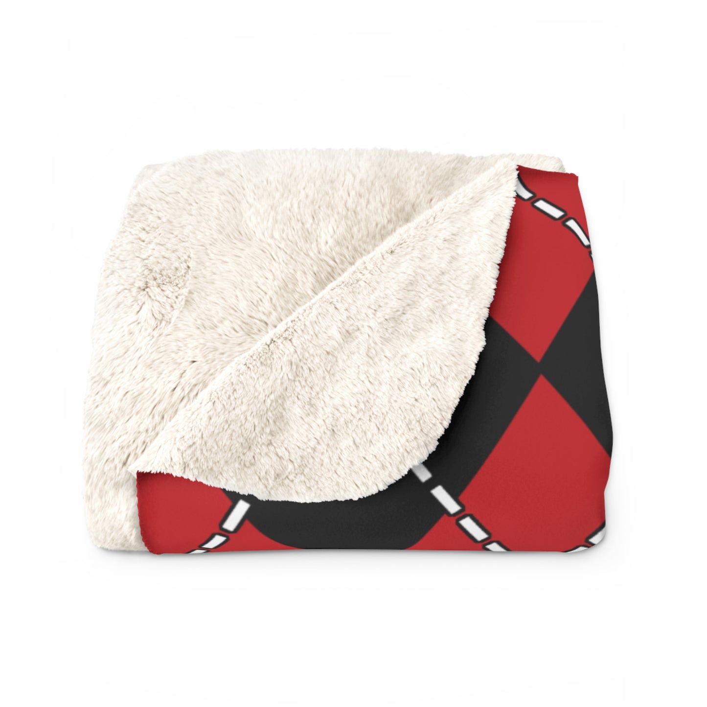 Western Sahara Retro Argyle Blanket Throw