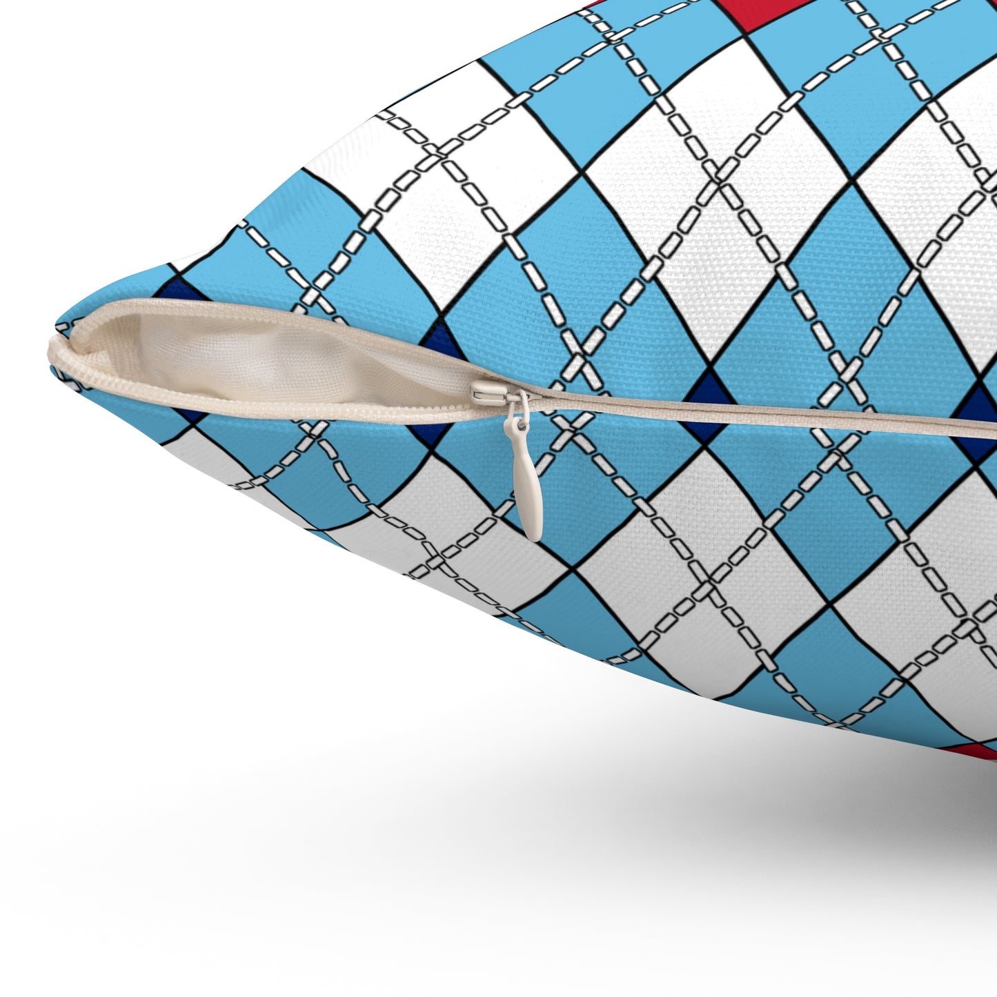 Fiji Retro Argyle Cushion Pillow