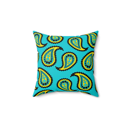 Bahamas Retro Paisley Cushion Pillow
