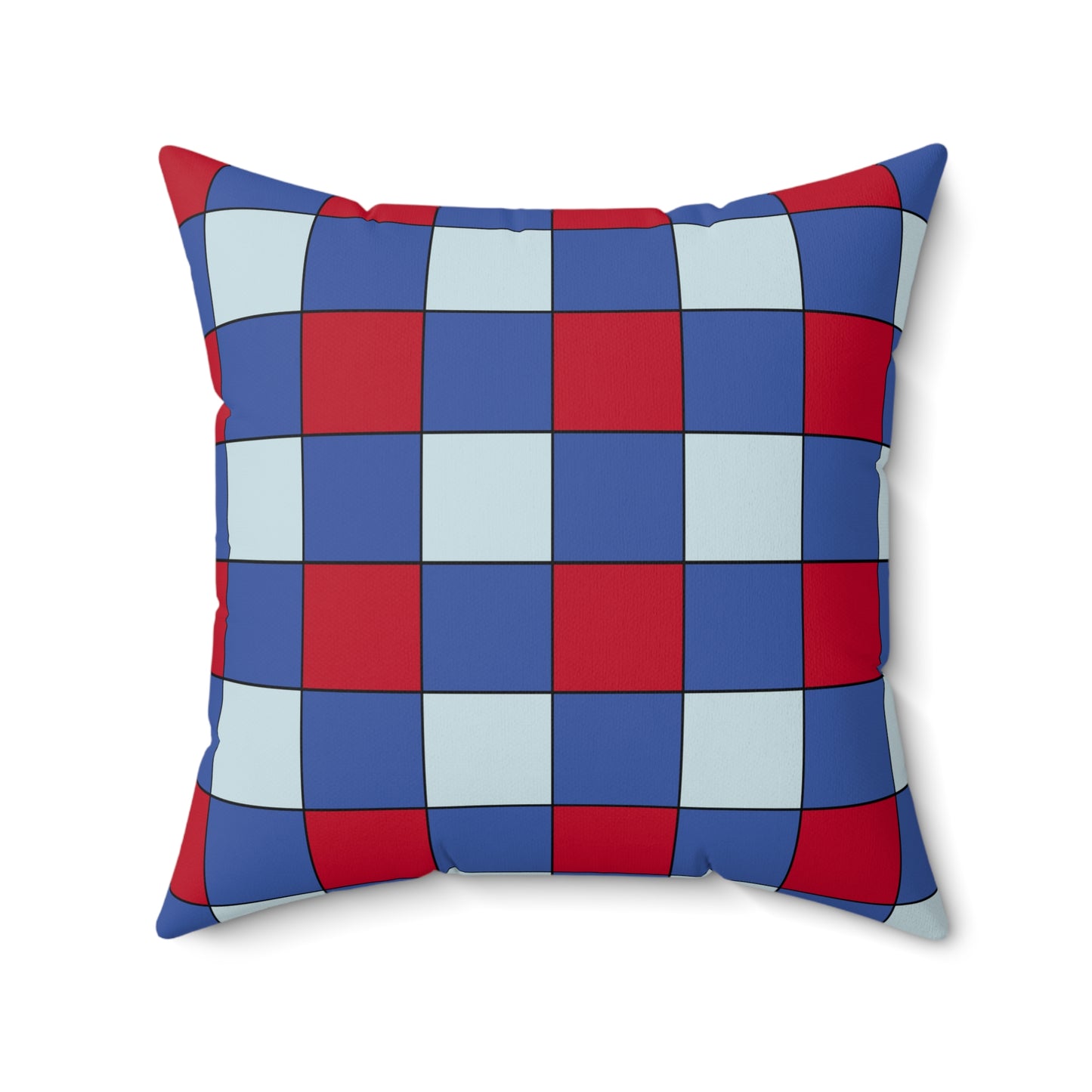 Guam Retro Check Cushion Pillow