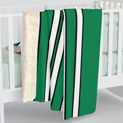 Nigeria Retro Stripes Blanket Throw