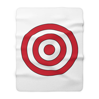 Jersey Retro Target Blanket Throw