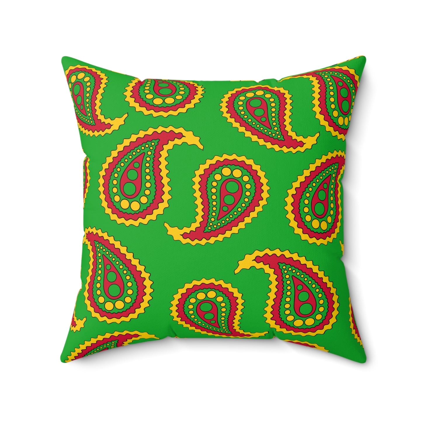 Sao Tome And Principe Retro Paisley Cushion Pillow