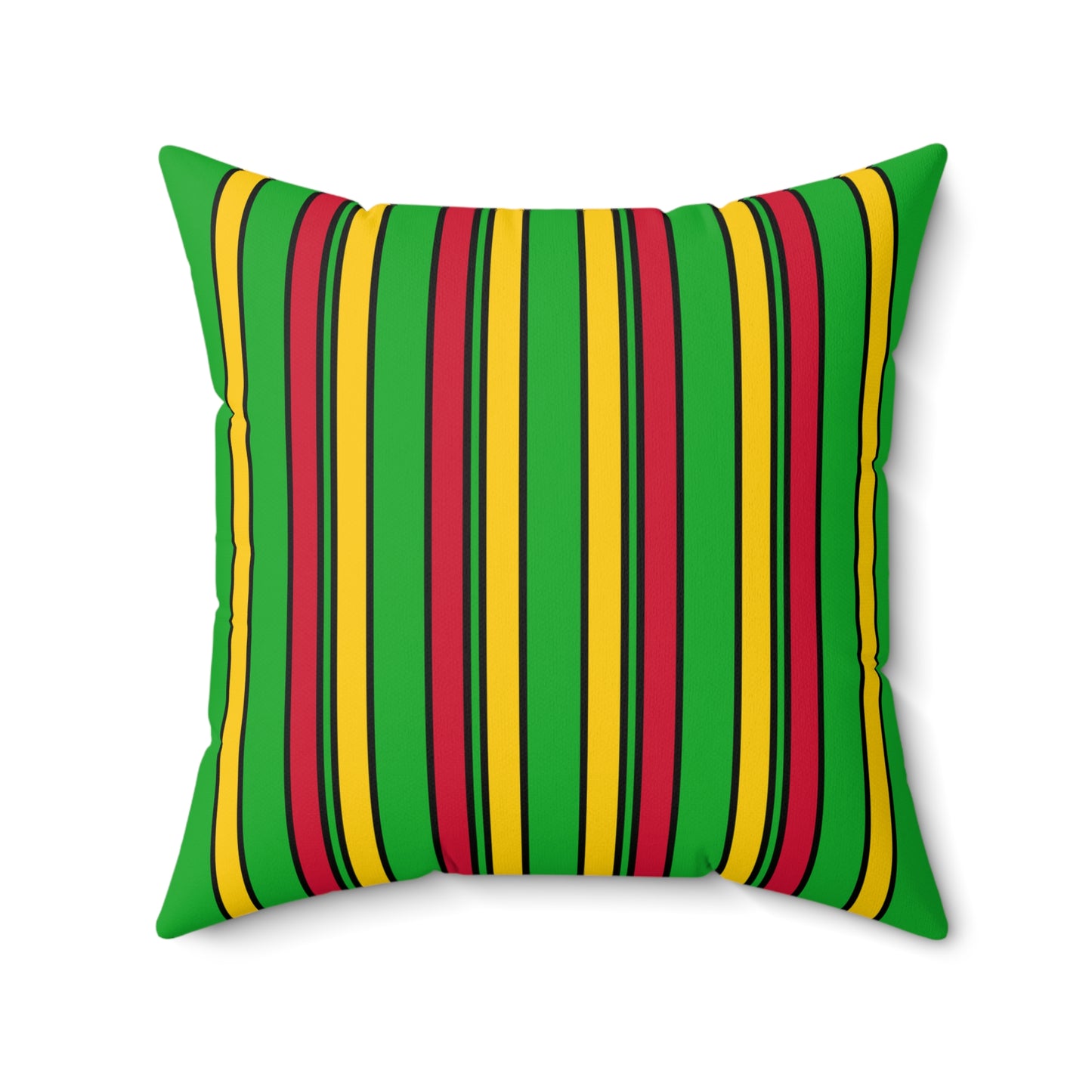 Sao Tome And Principe Retro Stripes Cushion Pillow