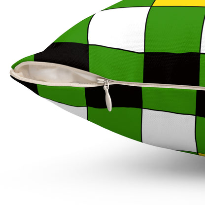 Guyana Retro Check Cushion Pillow
