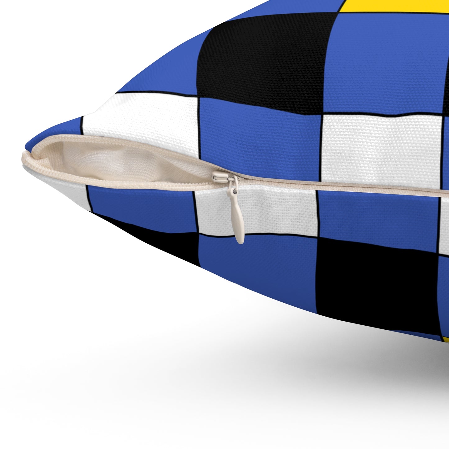Eswatini Retro Check Cushion Pillow