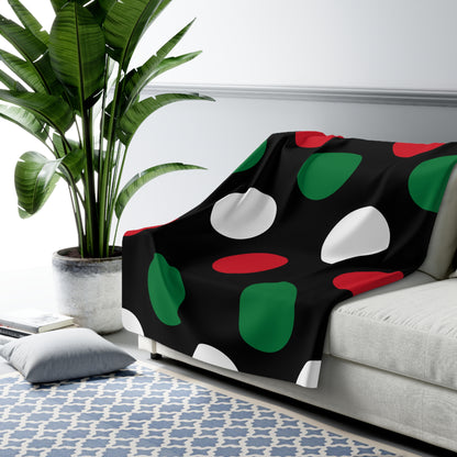 Syria Retro Polka Dots Blanket Throw