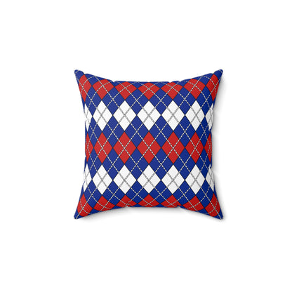 Cuba Retro Argyle Cushion Pillow
