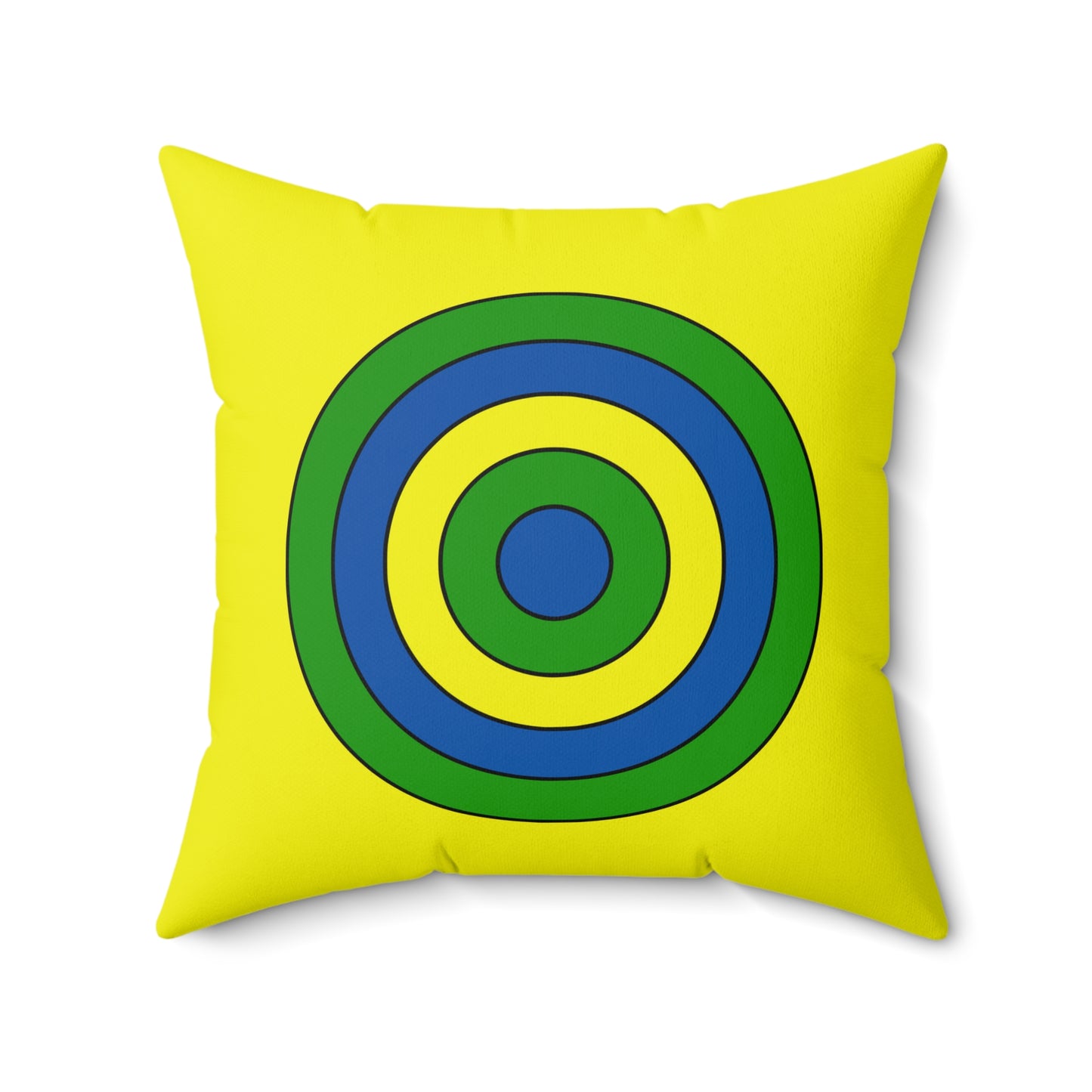 Saint Vincent And The Grenadines Retro Target Cushion Pillow