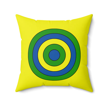 Saint Vincent And The Grenadines Retro Target Cushion Pillow