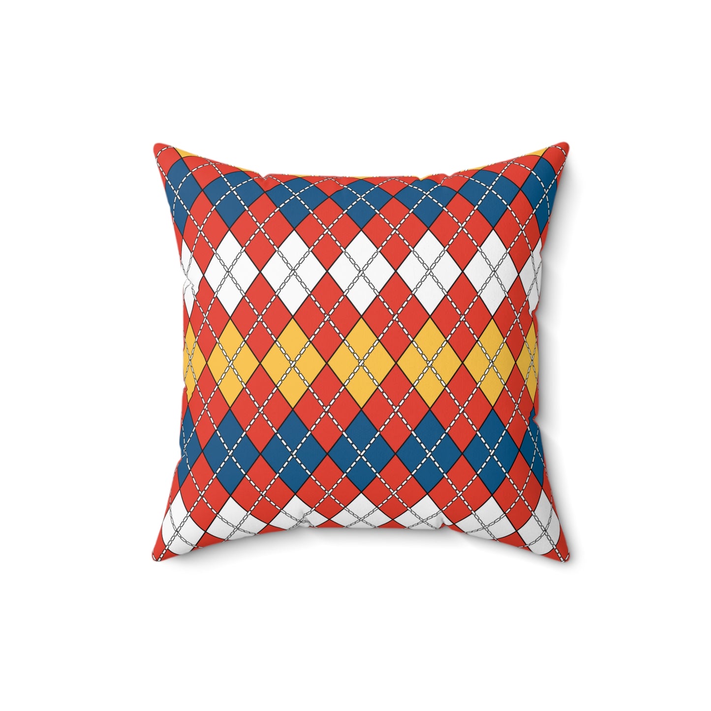 Kiribati Retro Argyle Cushion Pillow