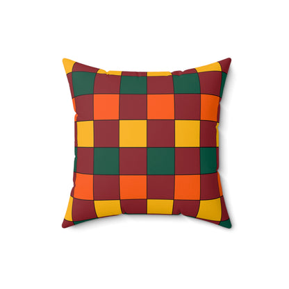 Sri Lanka Retro Check Cushion Pillow