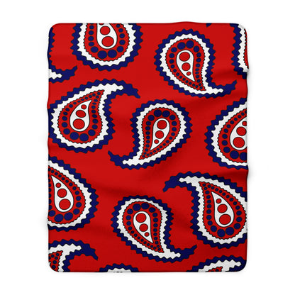 Nepal Retro Paisley Blanket Throw