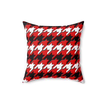 Trinidad And Tobago Retro Houndstooth Cushion Pillow
