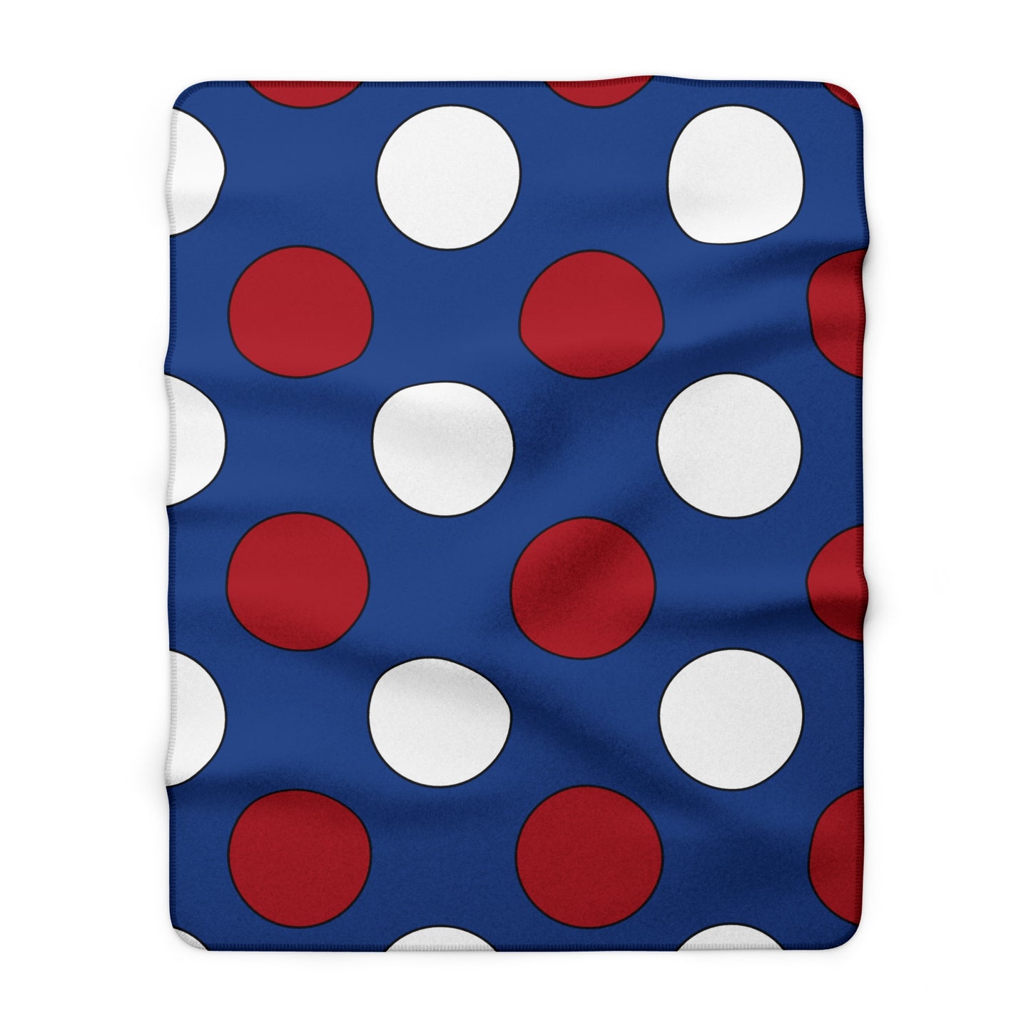 Netherlands Retro Polka Dots Blanket Throw