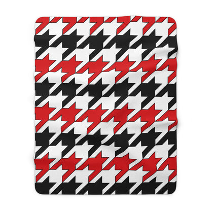 Gibraltar Retro Houndstooth Blanket Throw