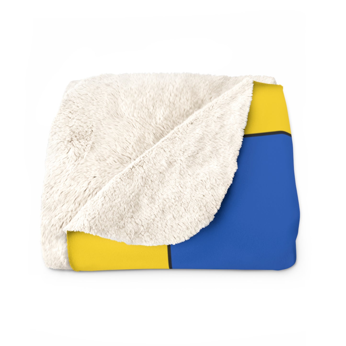 Ukraine Retro Check Blanket Throw