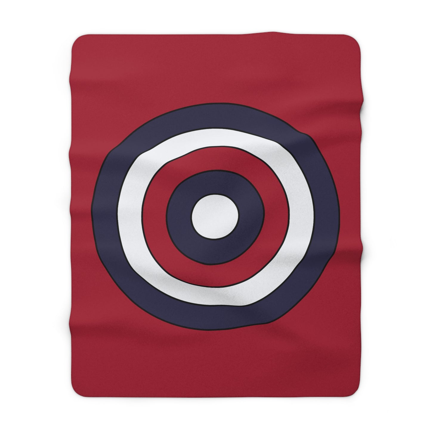 Thailand Retro Target Blanket Throw