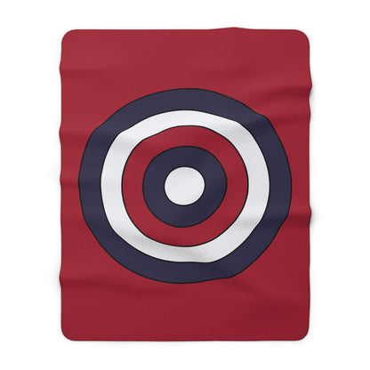 Thailand Retro Target Blanket Throw