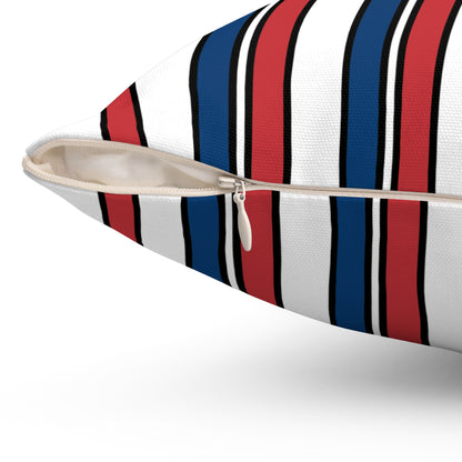 Serbia Retro Stripes Cushion Pillow
